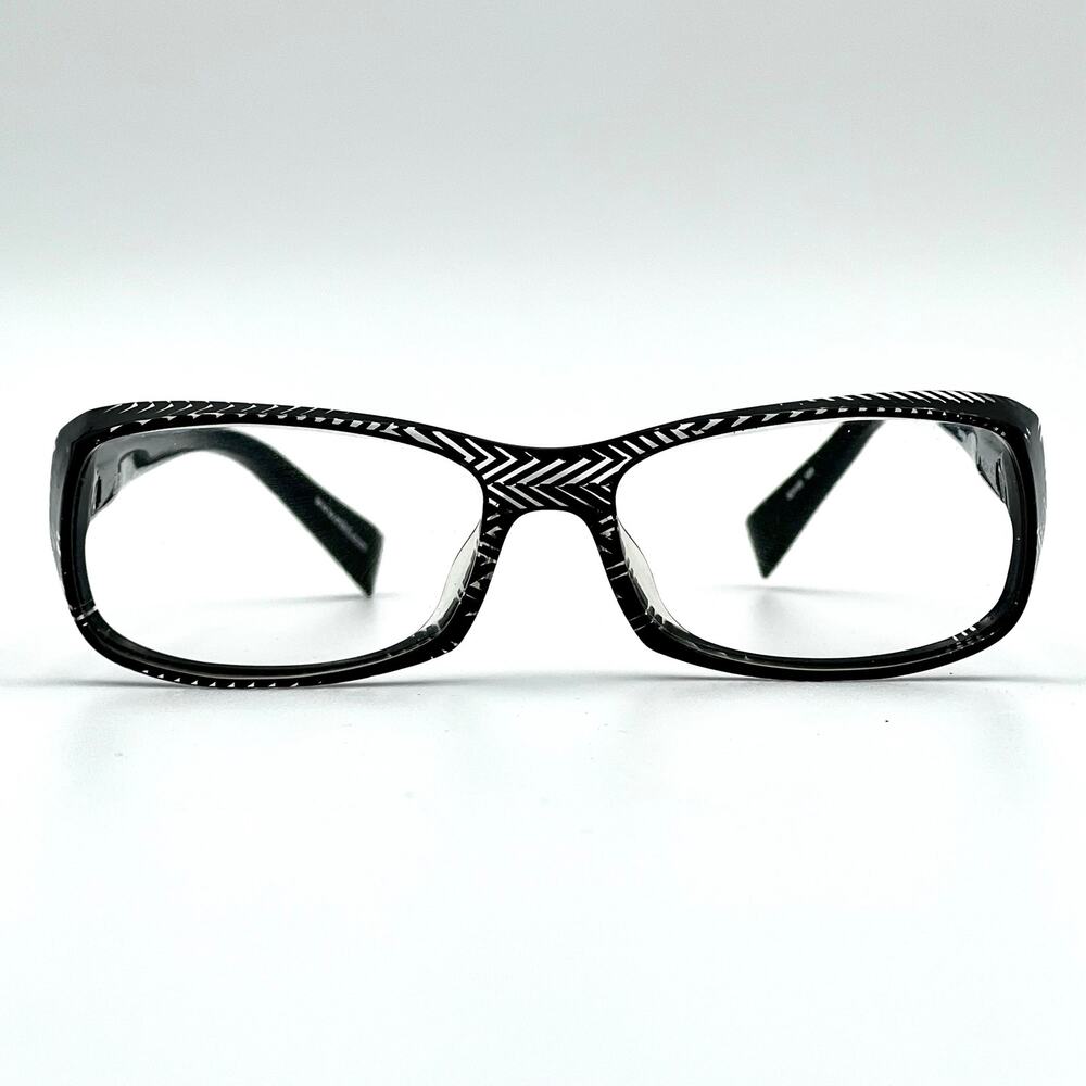 Vintage Alain Mikli PACT A0481-02 Eyeglasses Frames Black Y2K French 53-15-135